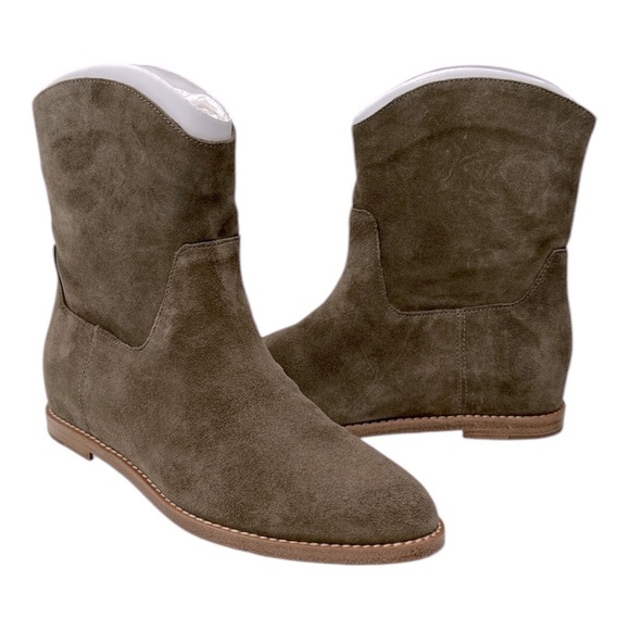 Vince Sinclair Western Ankle Boot In Flint NWB Size 6 M - Picture 8 of 8